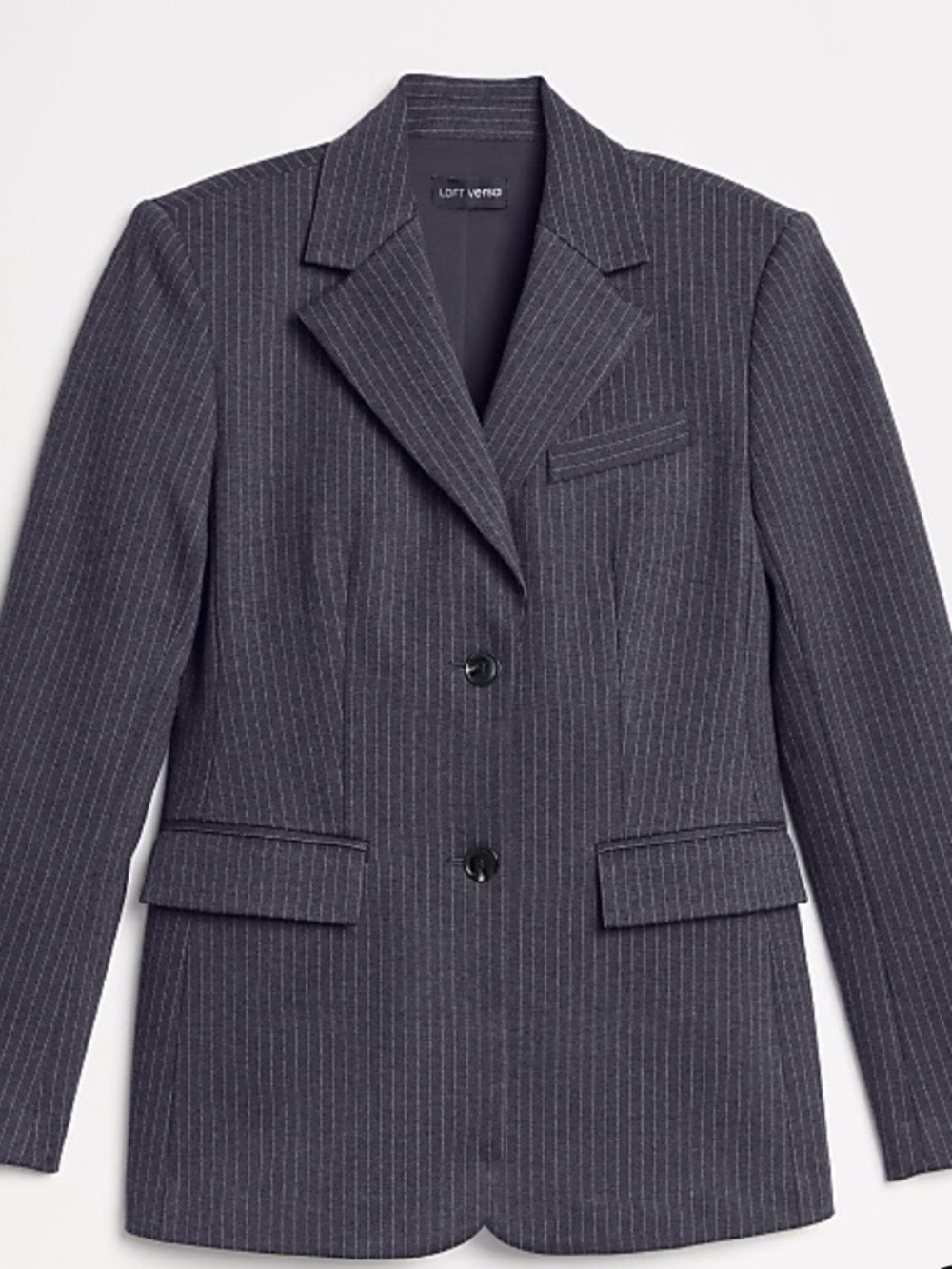 LOFT Versa Ponte Blazer in Pinstripe